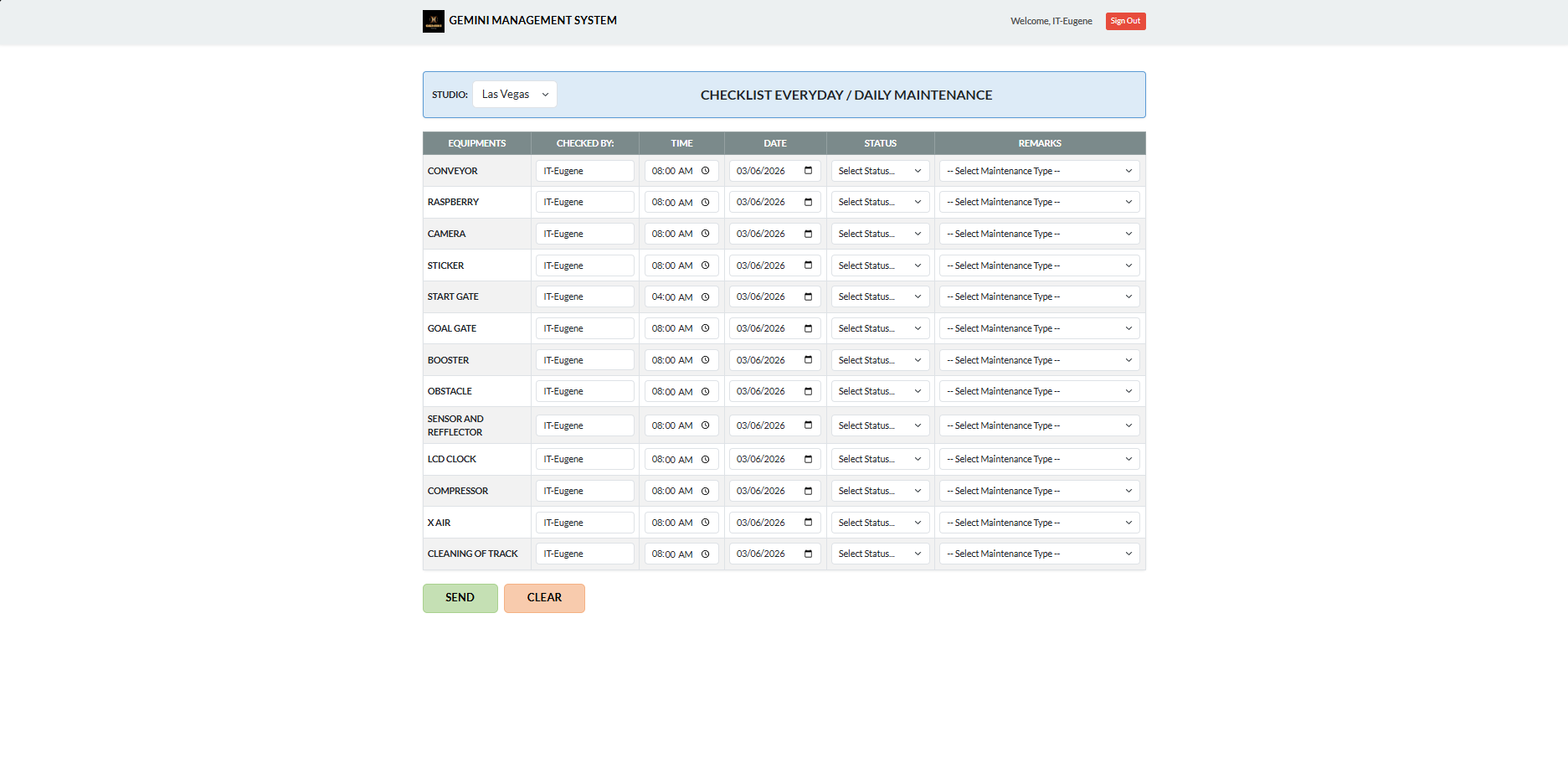 Screen 1